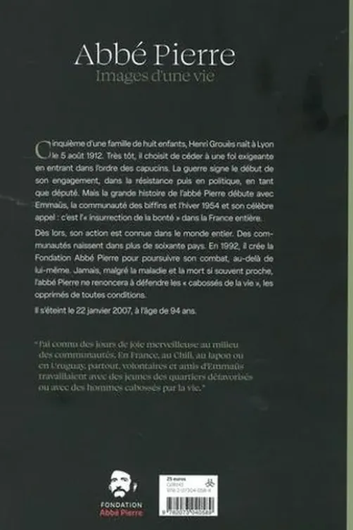 Abbé Pierre. Images d'une vie, Hoëbeke