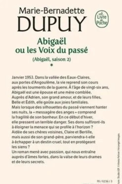 Abigaël Tome 1 : Les voix du passé, Marie-Bernadette Dupuy