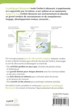 100 activités Montessori avec mon tout-petit. 0-3 ans, Sylvie d' Esclaibes