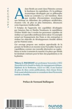 Adam Smith, l'antidote ultime au capitalisme. Sa théorie du capabilisme, Thierry C. Pauchant