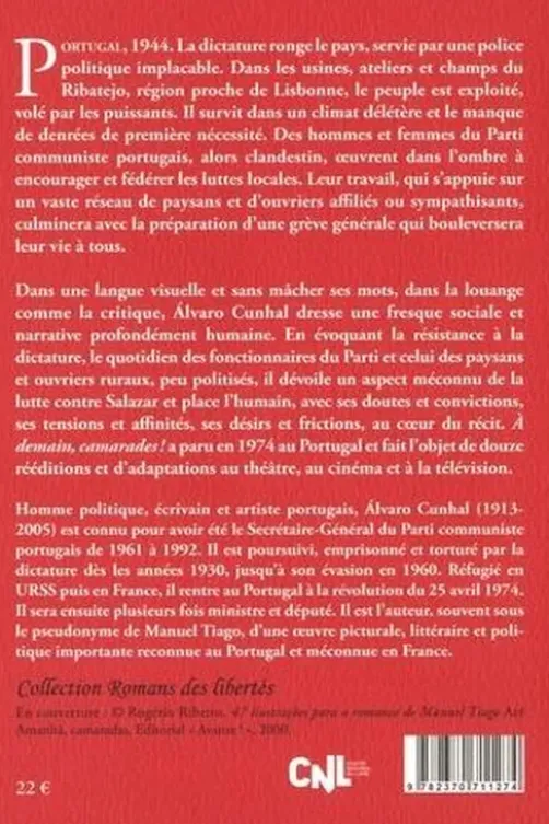 A demain, camarades !, Alvaro Cunhal