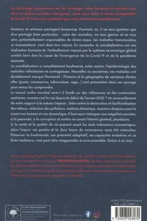 Adopte un virus.com. Quand les microbes passent de l'animal à l'Homme, François Moutou