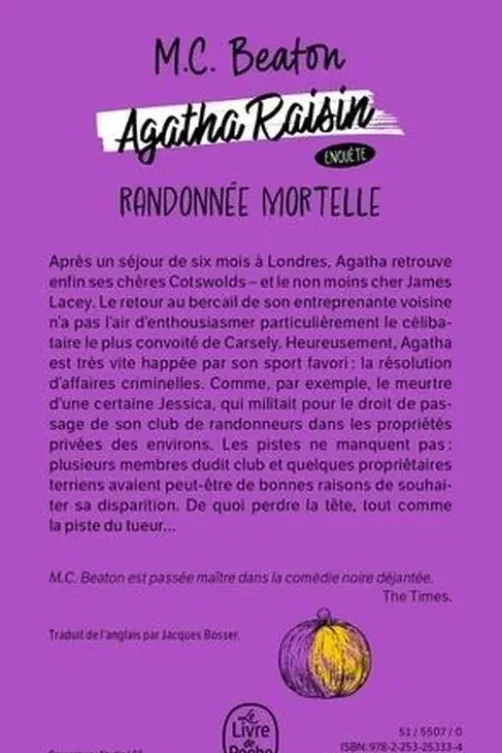 Agatha Raisin enquête Tome 4 : Randonnée mortelle, M. C. Beaton