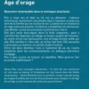Age d'orage, Sylvie Pérenne