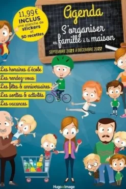 Agenda S'organiser en famille à la maison. Edition 2021-2022, Isabelle Antoni