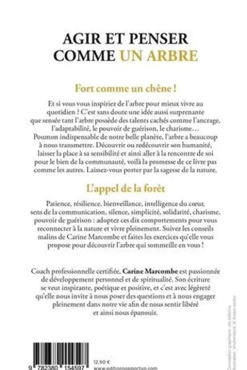 Agir et penser comme un arbre, Carine Marcombe