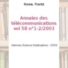 Annales des télécommunications vol 58 n°1-2/2003, Frantz Rowe
