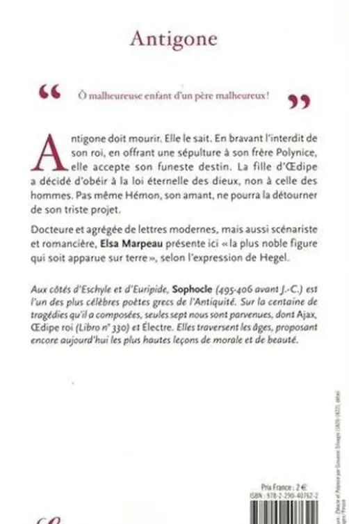 Antigone, Sophocle