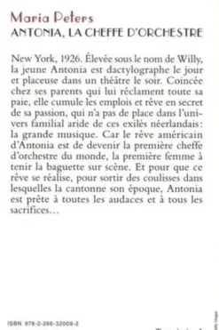 Antonia, la cheffe d'orchestre, Maria Peters
