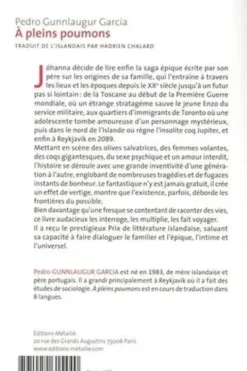 A pleins poumons, Pedro Gunnlaugur Garcia
