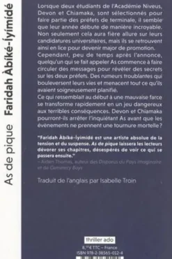 As de pique, Faridah Abiké-Iyimidé