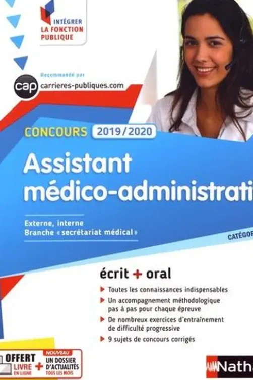Assistant médico-administratif. Concours catégorie B, Edition 2019-2020, Annie Godrie