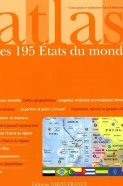 Atlas des 195 Etats du monde. Statistiques et drapeaux, Patrick Mérienne