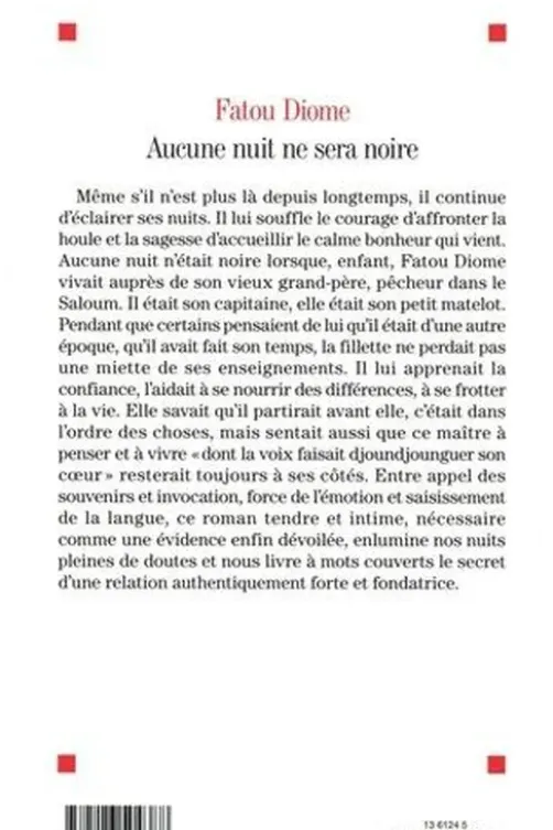 Aucune nuit ne sera noire, Fatou Diome