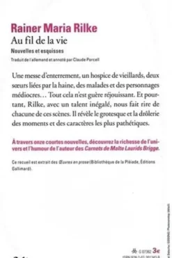 Au fil de la vie. Nouvelles et esquisses, Rainer Maria Rilke