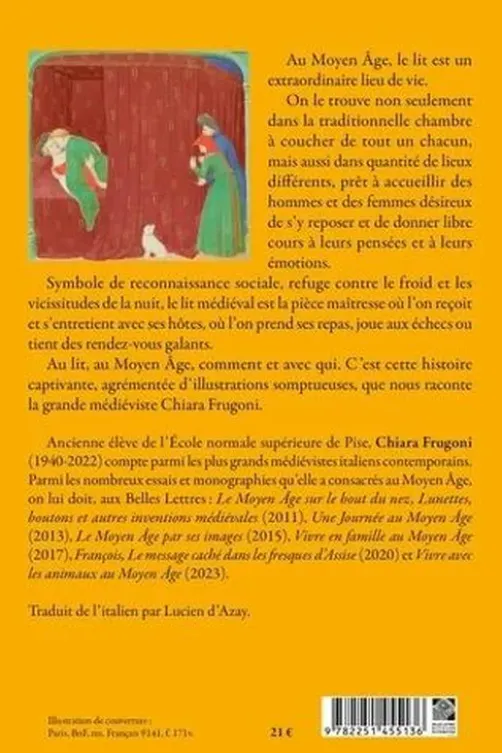 Au lit au Moyen âge. Comment et avec qui, Chiara Frugoni