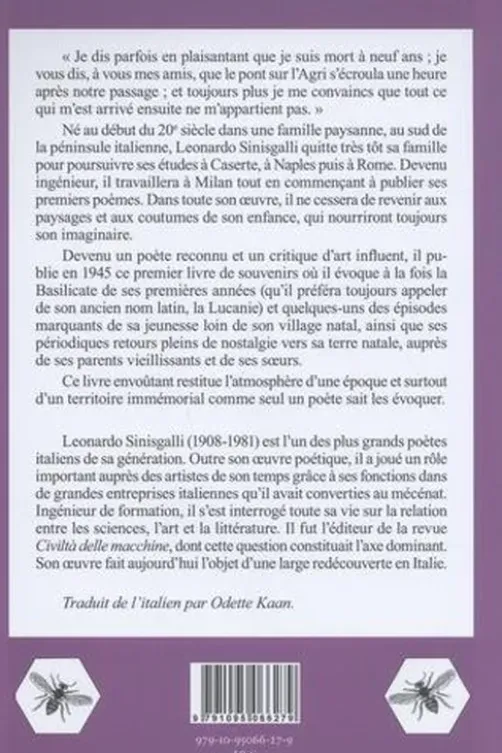 Au pas inégal des jours, Leonardo Sinisgalli