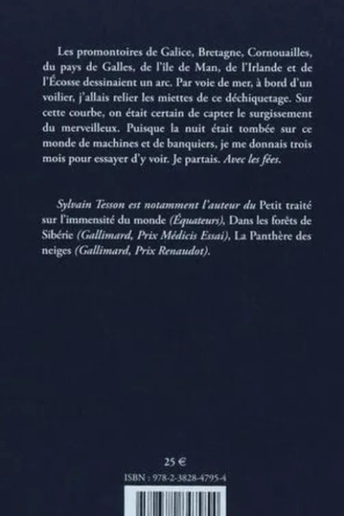 Avec les fées, Sylvain Tesson