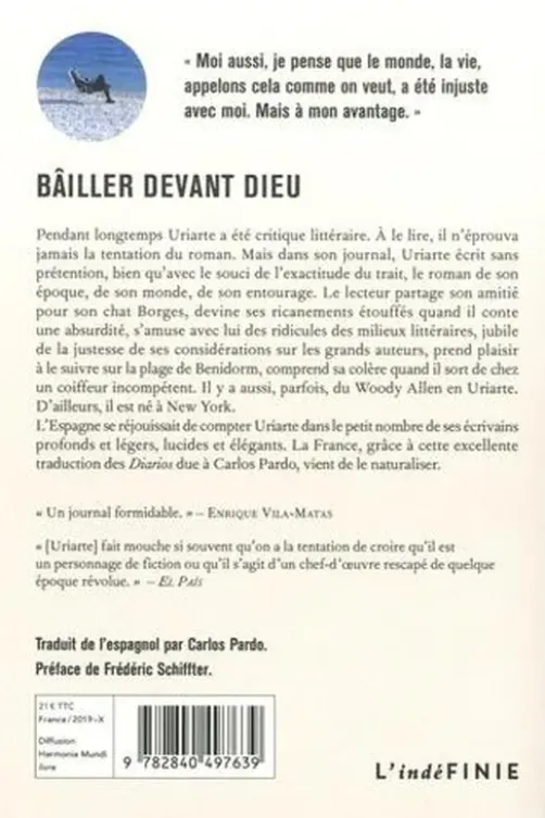 Bailler devant Dieu. Journal, 1999-2010, Inaki Uriarte