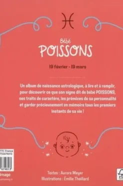 Bébé Poissons. Livre de naissance et des premières fois, Aurore Meyer