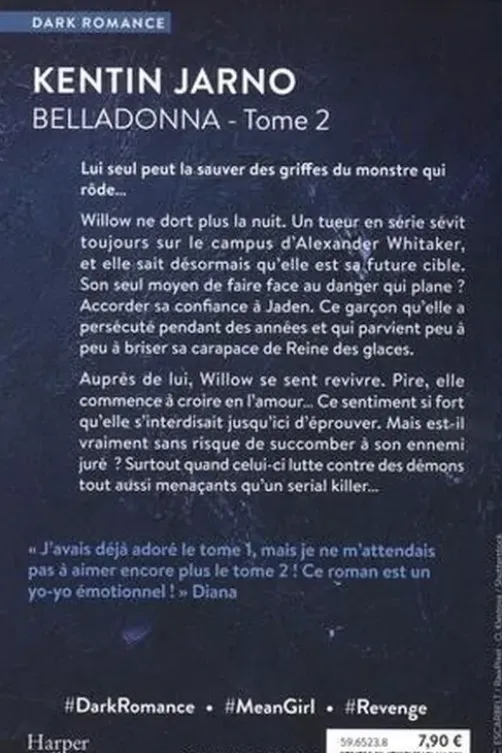 Belladonna Tome 2 : Hate meet desire, Kentin Jarno