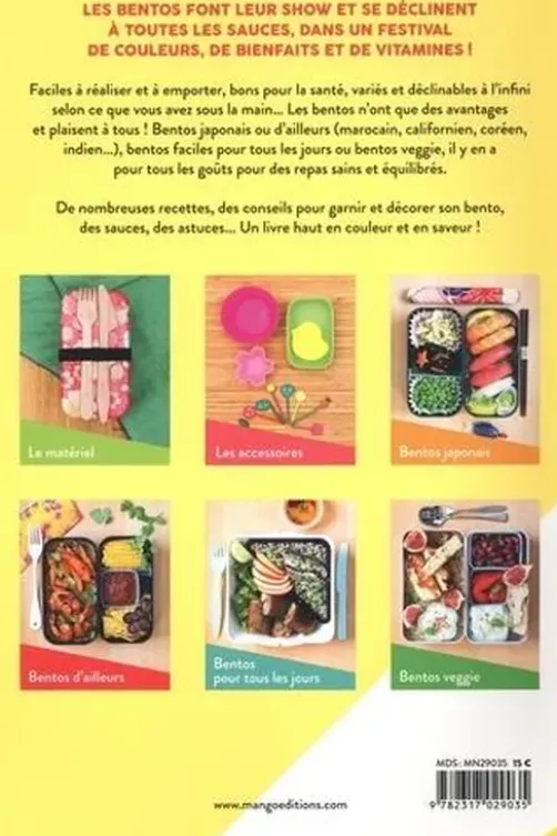Bentos super complets. Faciles, pratiques, équilibrés, Mango