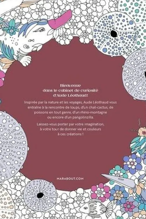 Bestiaire imaginaire. Carnet de coloriage & promenade fantastique, Aude Léothaud
