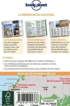 Biarritz et la côte basque en quelques jours. Avec 1 Plan détachable, Emilie Thièse