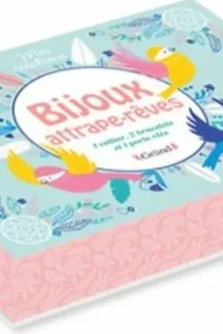 Bijoux attrape-rêves. Coffret avec 1 collier, 2 bracelets et 1 porte-clés, Aurore Meyer