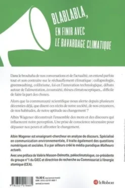 Blablabla. En finir avec le bavardage climatique, Albin Wagener