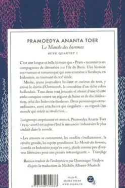 Buru quartet Tome 1 : Le monde des hommes, Pramoedya Ananta Toer