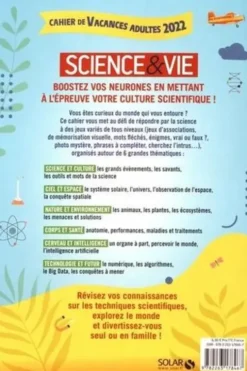 Cahier de vacances Sciences & vie. 150 exercices pour explorer le monde et se divertir, Edition 2022, Mativox