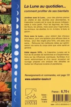 Calendrier Lunaire. Edition 2021, Michel Gros