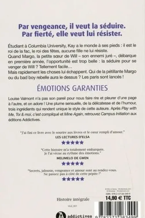 Campus initiation, Louise Valmont