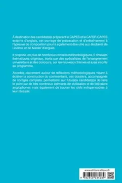 CAPES anglais. Epreuve de composition, session 2020, Edition 2020, Flavien Bardet