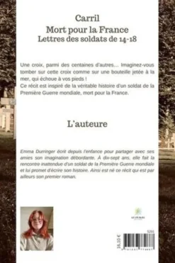 Carril, Mort pour la France. Lettres des soldats de 14-18, Emma Durringer