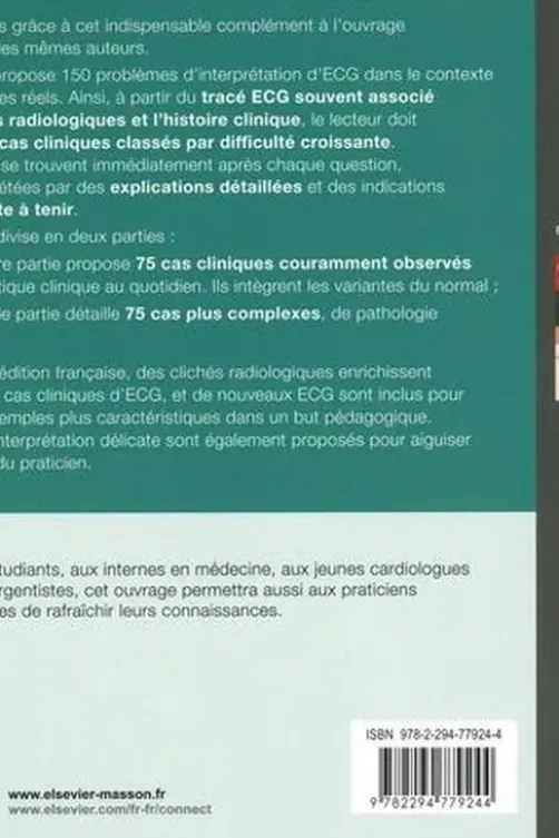 150 cas cliniques d'ECG. 2e édition, John R. Hampton