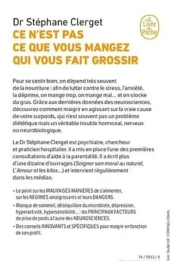 Ce n'est pas ce que vous mangez qui vous fait grossir, Stéphane Clerget