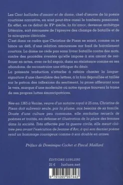 Cent ballades d'amant et de dame, Christine de Pizan