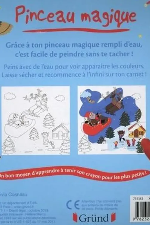 C'est Noël ! Avec un pinceau magique, Olivia Cosneau