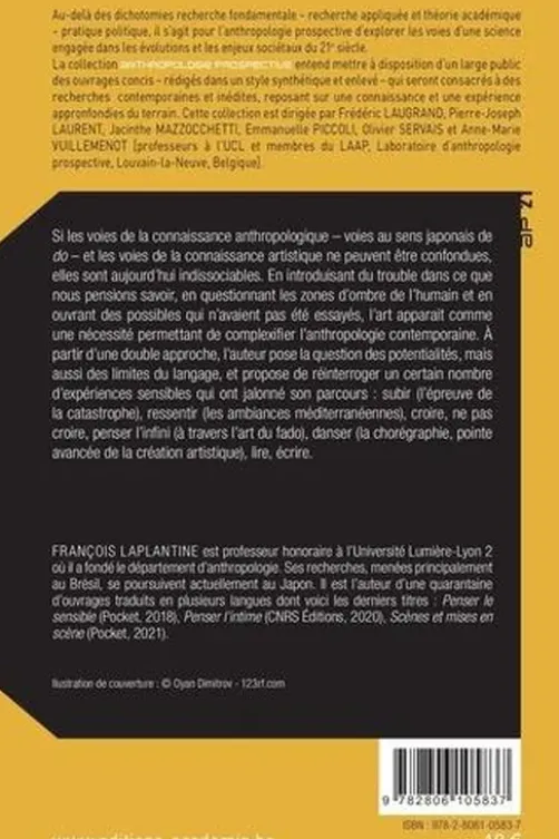 Cheminements. Voies anthropologiques et voies artistiques de la connaissance, François Laplantine