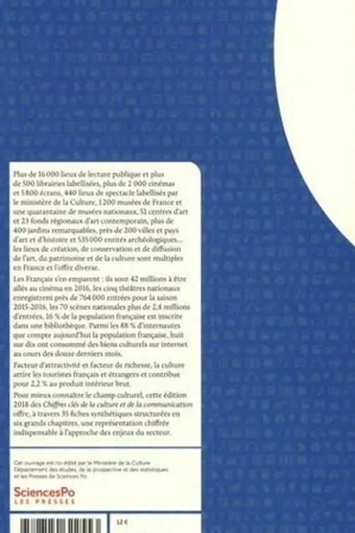 Chiffres clés. Statistiques de la culture et de la communication, Edition 2018, Ministère de la Culture