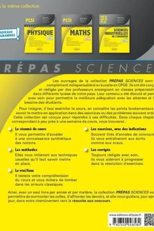 Chimie PCSI. 4e édition, Elsa Choubert