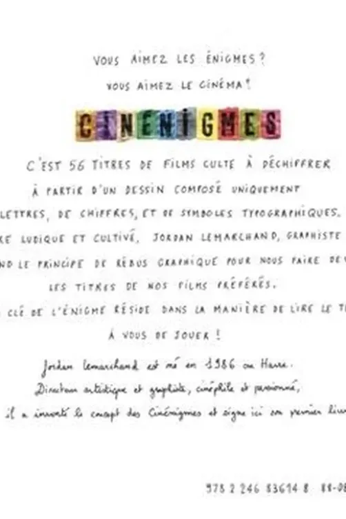 Cinénigmes, Jordan Lemarchand