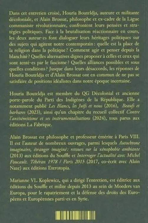 Clarifications, Houria Bouteldja