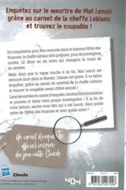 Cluedo. Carnet d'enquête Cheffe Leblanc, Nicolas Lozzi