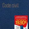 Code civil. Jaquette blue Leather, Edition 2025, Laurent Leveneur