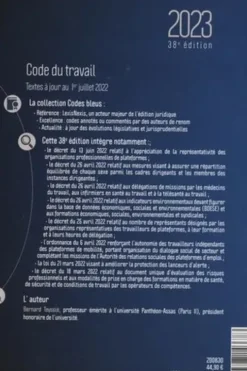 Code du travail. Edition 2023, Bernard Teyssié