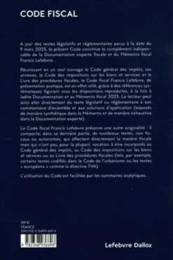 Code Fiscal. Code général des impôts ; Code des impositions sur les biens et services ; Livre des procédures fiscales ; Directives et autres textes, Edition 2023, Marie-Paule Chavarot