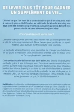 Comment le Miracle Morning va transformer votre vie, Hal Elrod